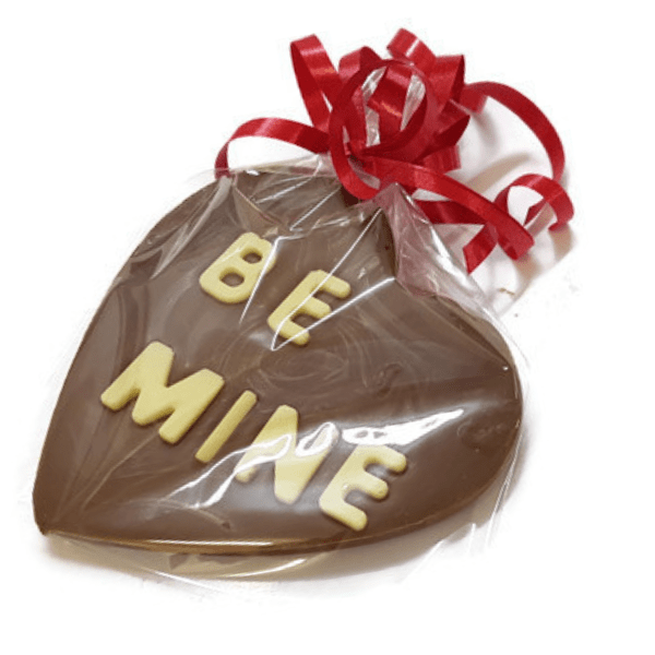 "Be Mine" Heart Chocolate Bar Premium Belgian Chocolate Galloway